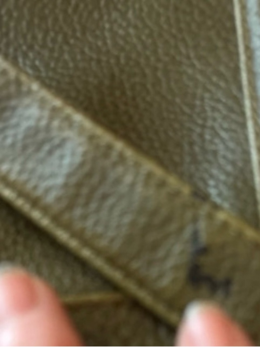 Capezio - Green Leather Tote Bag - Structured Everyday Carry - Picture 6 of 6